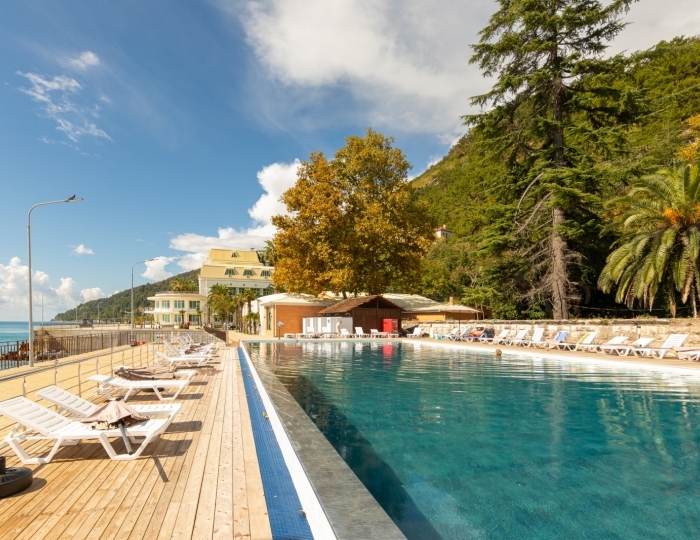 Внешний вид и территория - Парк-отель «Кавказ» Гагра