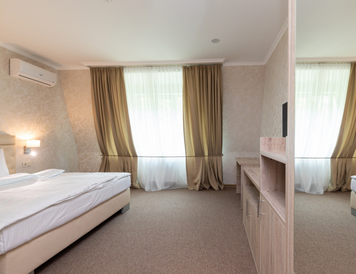 Улучшенный 2-местный 1-комнатный Стандарт б/доп без балкона парк - Парк-отель «Кавказ» Гагра